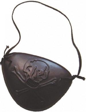 Bekijk leuke cadeautip : Piraten ooglapje accessoire zwart buigzaam plastic 